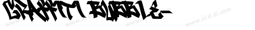 Graffiti Bubble字体转换